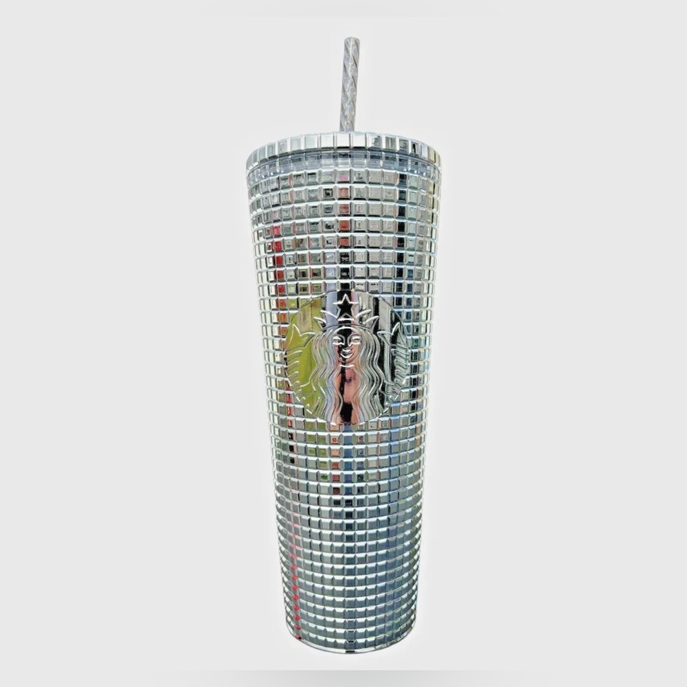 Starbucks 2023  Venti Tumbler - MIRRORBALL SILVER 24 oz NWT